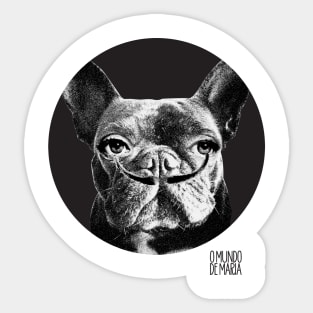 French bulldog Dali Fornasetti Sticker